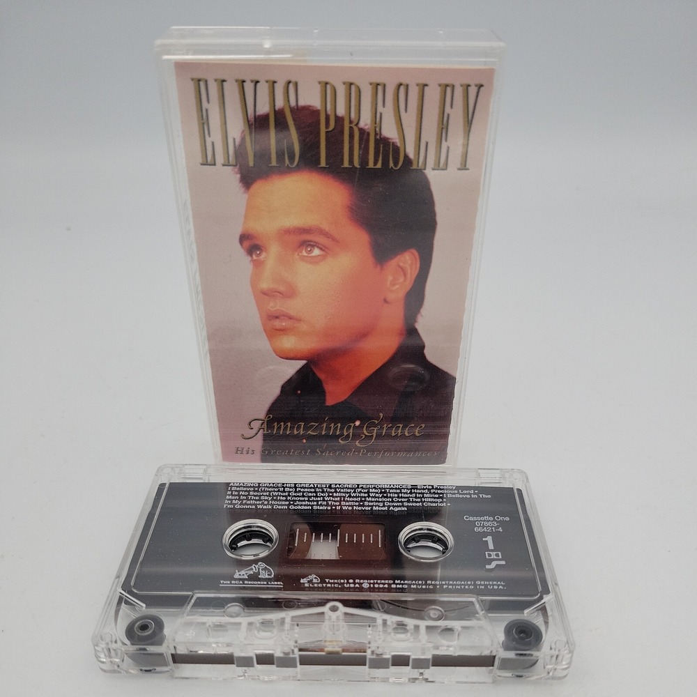 ELVIS PRESLEY - Amazing‎ Grace - cassette RCA